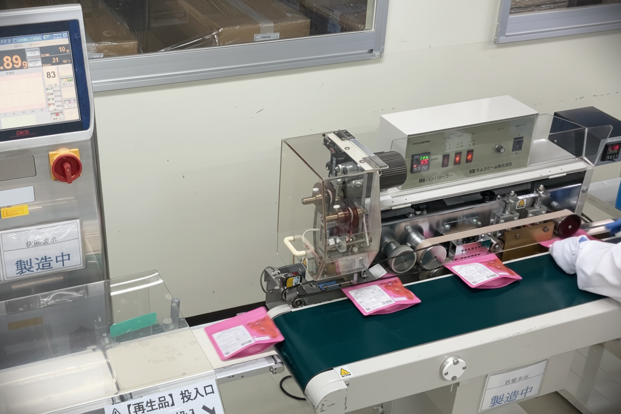 GMP認定工場でUNKO SUPPORTを製造している様子